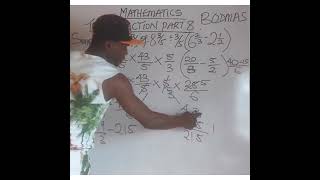 PART EIGHT OF SOLUTION TO PROBLEMS INVOLVING FRACTIONS. PLEASE SUBSCRIBE