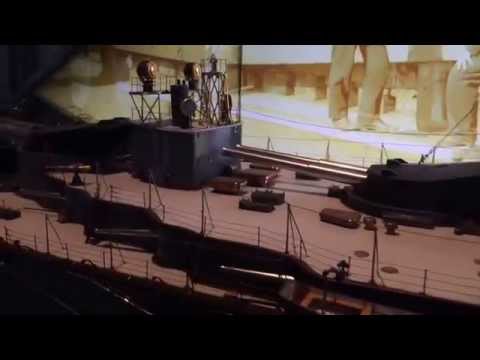 Ship Model of HMS Erin, 1913 at the Dock Museum, Barrow in Furness