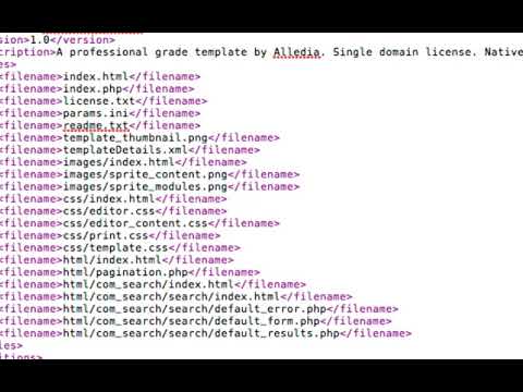 Joomla 1 5 Intermediate Lesson 22 Templates
