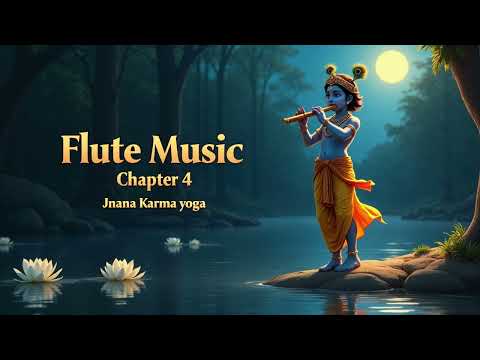 FLUTE MUSIC  JNANA KARMA Meditation CHAPTER 4 Yoga, Calm Healing & Relaxation  Bansuri Music