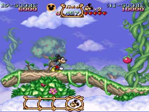 The Magical Quest Starring Mickey Mouse Super Nintendo