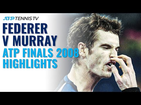 Roger Federer vs Andy Murray Dramatic Match: ATP Finals 2008 Tennis Highlights!