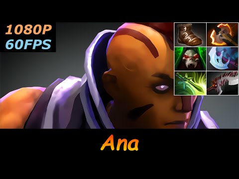 Dota 2 Ana Anti-Mage Pro Top MMR 25/4/10 Ranked Full Gameplay