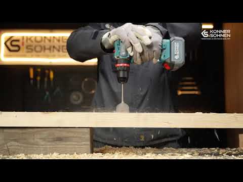 Perceuse à percussion sans fil 20V- coffret 74 accessoires KONNER & SOHNEN