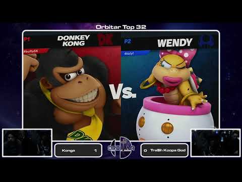 WeS | Konga (Donkey Kong) vs Tra$h Koopa God (Wendy) - Orbitar 63 - Top 32