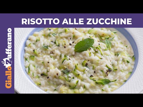 ZUCCHINI RISOTTO: quick and easy recipe