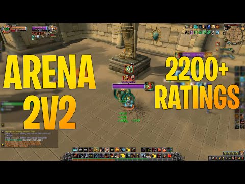 2200+ Arms Warrior / Resto Druid 2v2 Arena ft. Eaglepaws - WoW Shadowlands 9.1.5 Warrior PvP