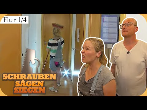 Verwirrung PUR daheim im Flur: Welchem Paar gelingt's? | 1/4 | Schrauben, Sägen, Siegen | Kabel Eins