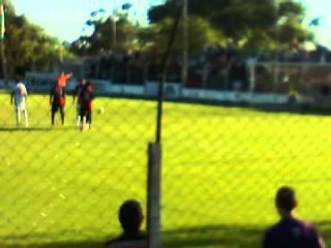 Pênalti cobrado pelo Kelson - Riograndense 2 x 2 Guarani-VA