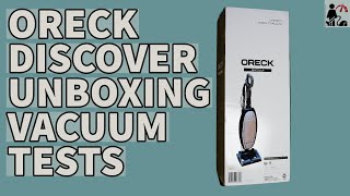 ORECK DISCOVER  UNBOXING & VACUUM TESTS