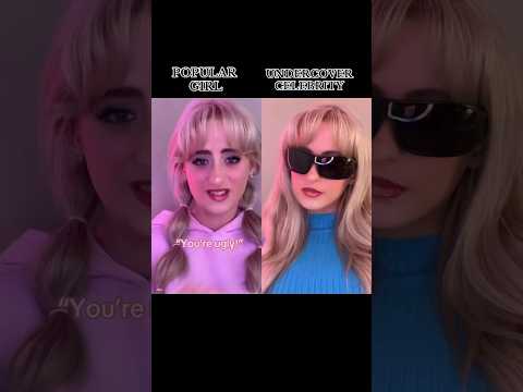 #pov das beliebte Mädchen schikaniert unwissentlich einen Undercover-Promi #shorts