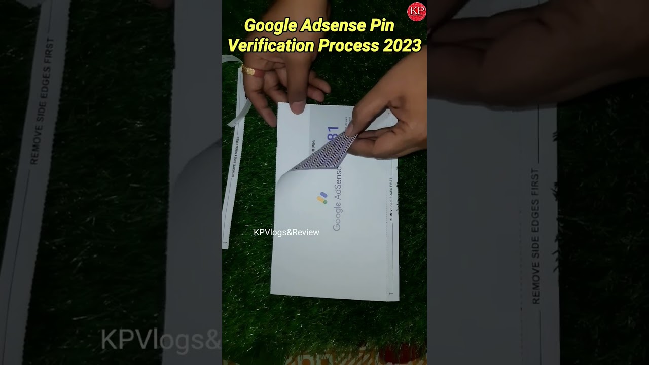 Google Adsense Pin Verification Process 2023