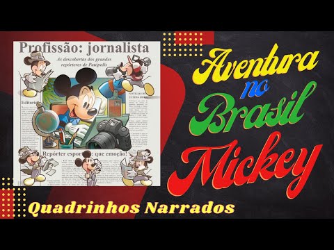 *Mickey: A navegação instrutiva*. [QUADRINHOS NARRADOS] - Quadrinhos Disney -