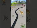 Giraffe Is Running Near The Railway Track Pikachu Is Simply Sitting And Train Approaching Fast USA