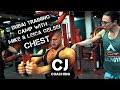 DUBAI TRAINING CAMP, CHEST DAY WITH Mike & Leica Gelsei in Binous GYM!