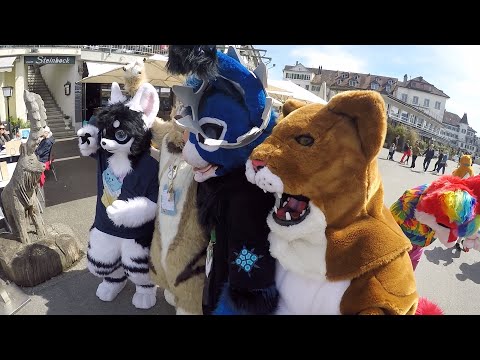 Swissfurs 2025 Easter Public Fursuiting Fun in Rapperswil, Switzerland