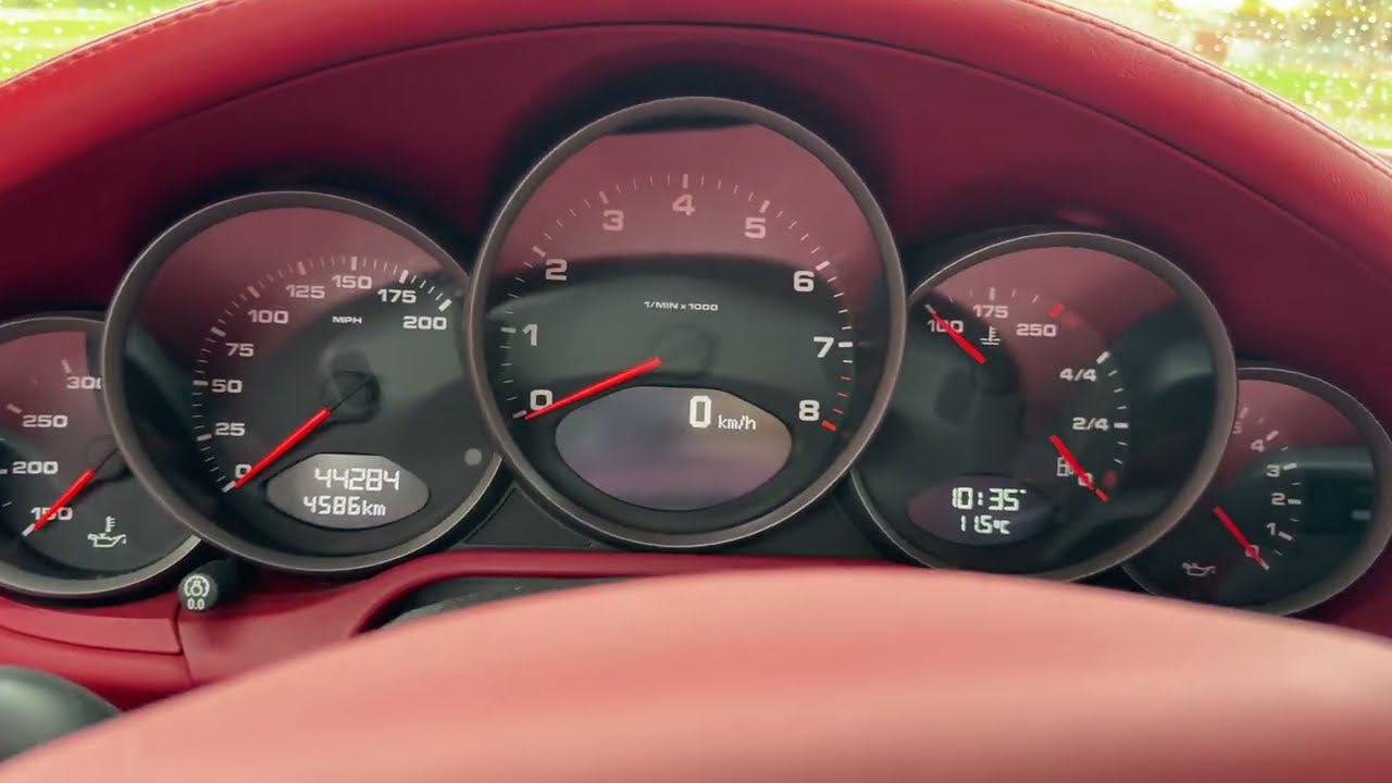 45K km 2009 Porsche 911 Carrera Cabriolet 6-Speed Manual