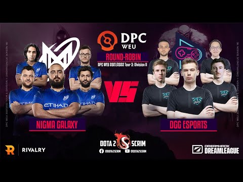 Nigma Galaxy vs DGG Esports - DPC WEU 2021/22 Tour 3: Division II - Round-Robin - Game Highlights