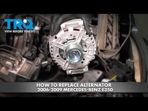 How to Replace Alternator 2006-2009 Mercedes-Benz E350