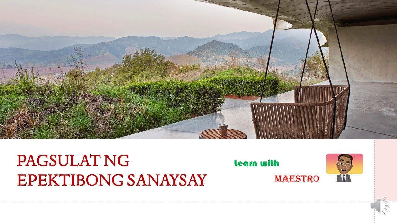 Putar video pagsulat ng Epektibong sanaysay- First Performance Task sekarang pagsulat ng Epektibong sanaysay- First Performance Task