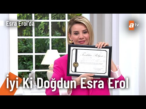Doğum gününde Esra Erol'a büyük sürpriz! - @EsraErolatv 12 Mayıs 2021