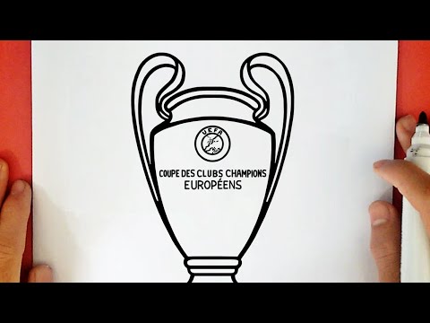 COME DISEGNARE IL TROFEO DELLA UEFA CHAMPIONS LEAGUE