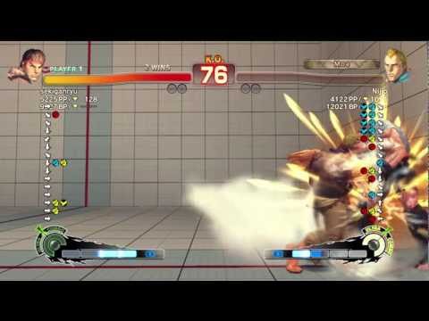 Sekiganryu (Ryu) vs Nijio (Abel) AE2012 Endless Matches *720p HD*