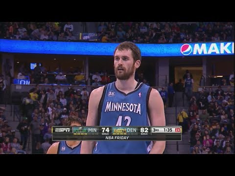 Kevin Love Full Highlights at Nuggets - 28 Points 10 Rebounds (2013.11.15)