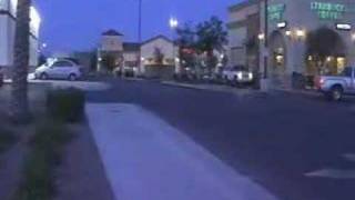 Las Vegas Blvd at Night Windmill and Blue Diamond Road