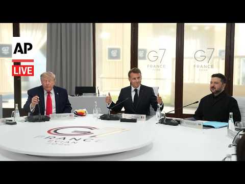 G7 Summit LIVE: Macron hosts talks with Trump and Zelenskyy