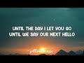It S Not Goodbye Laura Pausini Lyrics
