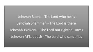 Jehovah The Great I AM