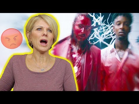 Mom REACTS to Post Malone - rockstar ft. 21 Savage