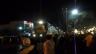 CSX Train Plows Through Christmas Parade Leaving Santa Claus Behind
