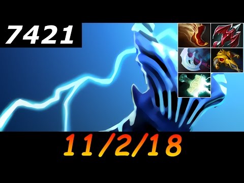 Dota 2 Razor 7421 MMR 11/2/18 (Kills/Deaths/Assists) Ranked Full Gameplay