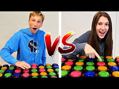 100 Trick Shots... Only One Lets You Win $100 vs That's Amazing!