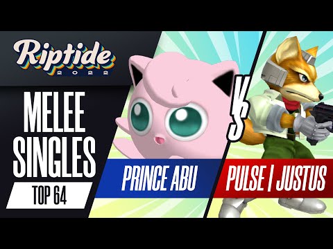 Prince Abu vs Justus - Melee Singles Top 64 - Riptide 2022 | Jigglypuff vs Fox