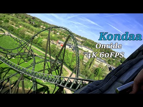 Kondaa Onride Walibi Belgium 2023 I Front Row POV 4K 60FPS