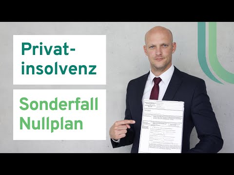 Privatinsolvenz mit Nullplan? Wer profitiert? - Schnell Schulden loswerden, Insolvenz anmelden