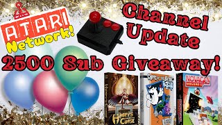 Channel Update and 2500 Subscriber Giveaway