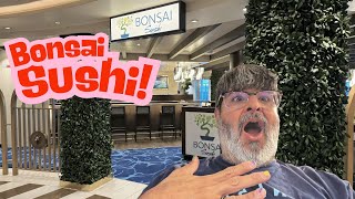 Trying Bonsai Sushi on Carnival Venezia – Worth It? #CarnivalVenezia#BonsaiSushi#CruiseFood
