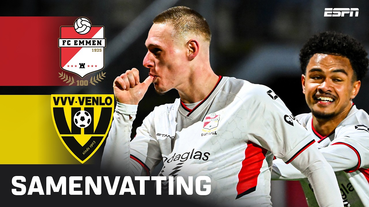 Emmen vs VVV Venlo Highlights