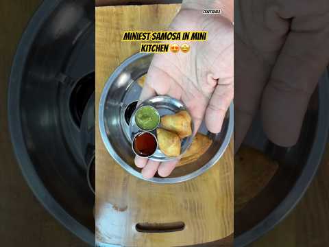 World’s Smallest Samosa🤩🤯in Mini kitchen