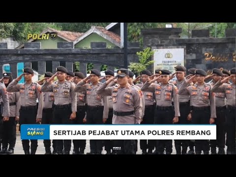 UPACARA SERTIJAB WAKAPOLRES REMBANG DAN KAPOLSEK GUNEM