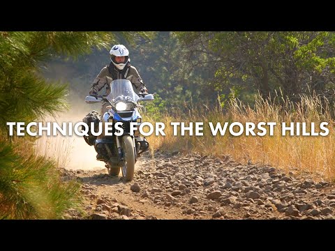 Techniques for Riding the Worst Hills on an Adventure Bike - Lesson  by Bret Tkacs / R1200GS ADV