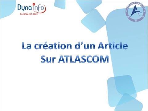 , title : 'Comment créer un article sur ATLASCOM Gestion Commerciale ?'