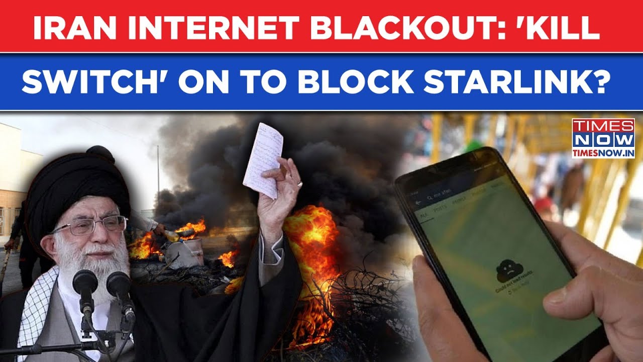 Iran's 'Kill Switch' Jamming Starlink Amid Mega Protests? Internet Blackout- Russia, China Helping?