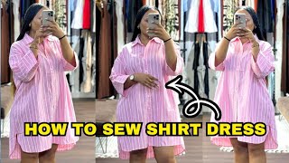 How to Sew a Shirtdress | Easy Step-by-Step DIY Tutorial for Beginners