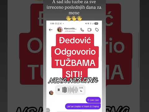 DJEDOVIC sprema TUŽBU  za SITU AHMIC-EXLUZIVNO #elitauzivo