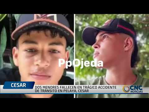 DOS MENORES FALLECEN EN TRÁGICO ACCIDENTE DE TRÁNSITO EN PELAYA, CESAR